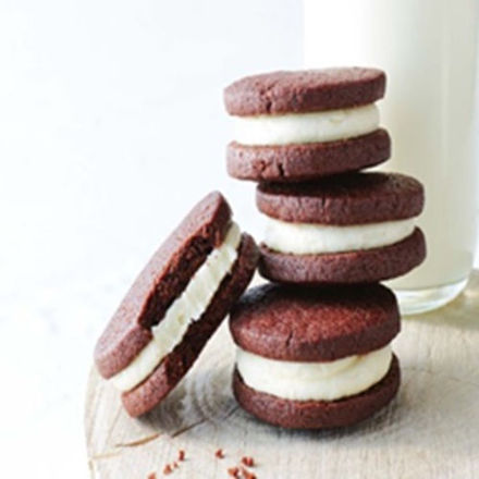 Image de Biscuits sandwiches au chocolat et crème fromage