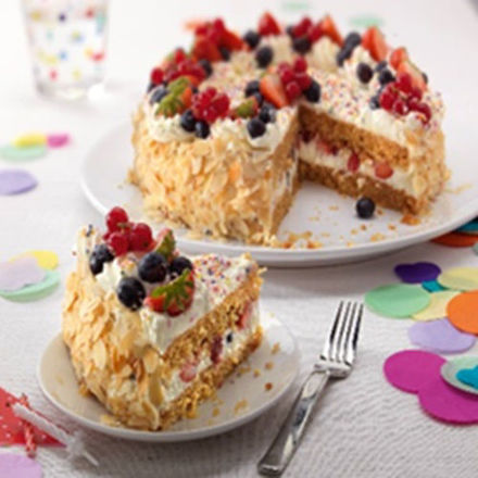 Image de Gâteau bavarois aux fruits