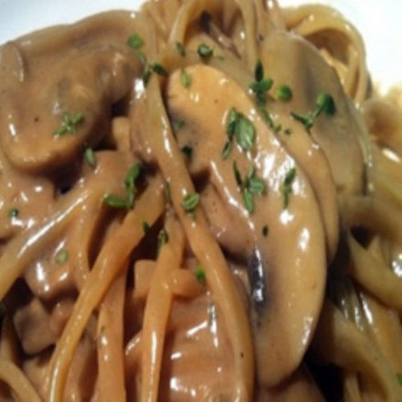 Image de Linguines aux champignons de Paris