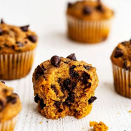 Image de Muffins à la citrouille et pépites de chocolat