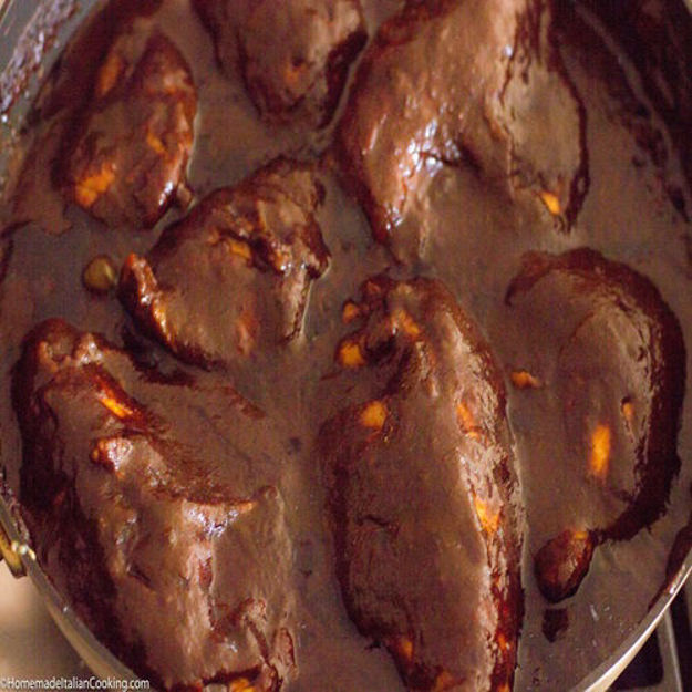 Image de Poitrines de poulet à la mexicaine (sauce mole)