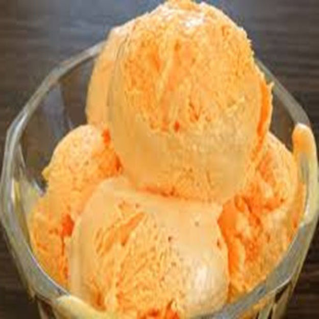 Image de Crème glacée santé à l'orange