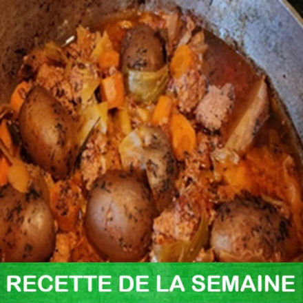 Image de Casserole de porc haché aux légumes du jardin