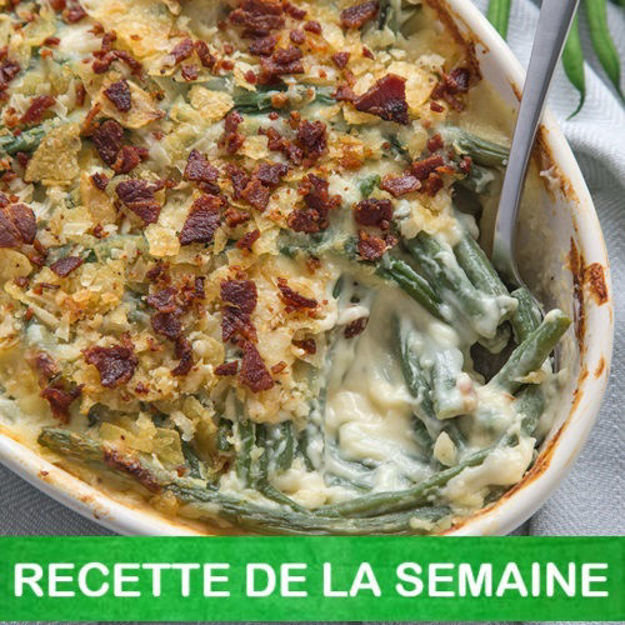 Image de Gratin d'haricots du jardin