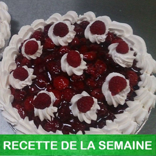 Image de Tarte aux framboises du jardin