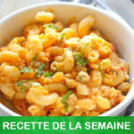 Image de Pâtes à la courge butternut et feta