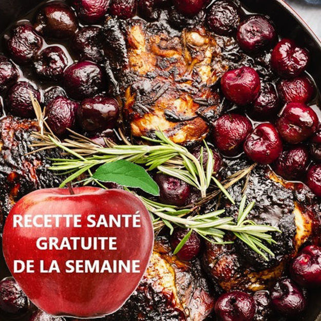 Image de Pilons de poulet aux cerises et romarin