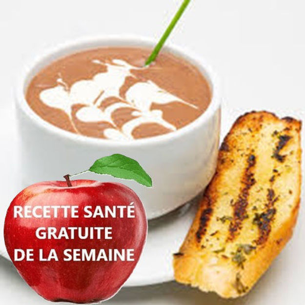 Image de Soupe-Repas Crème d'haricots rouges au yogourt