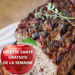 Image de Pain de viande de porc à la rhubarbe et fromage