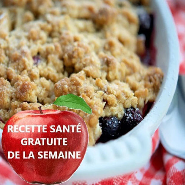 Image de Croustade aux bleuets et fromage cottage